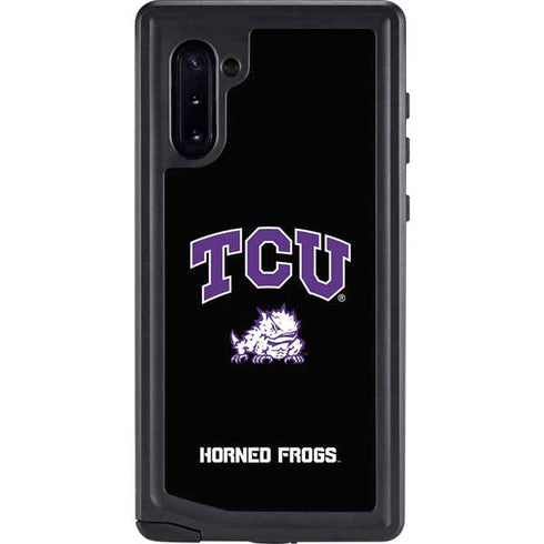 Texas Christian University TCU Horned Frogs Logo Galaxy Cases